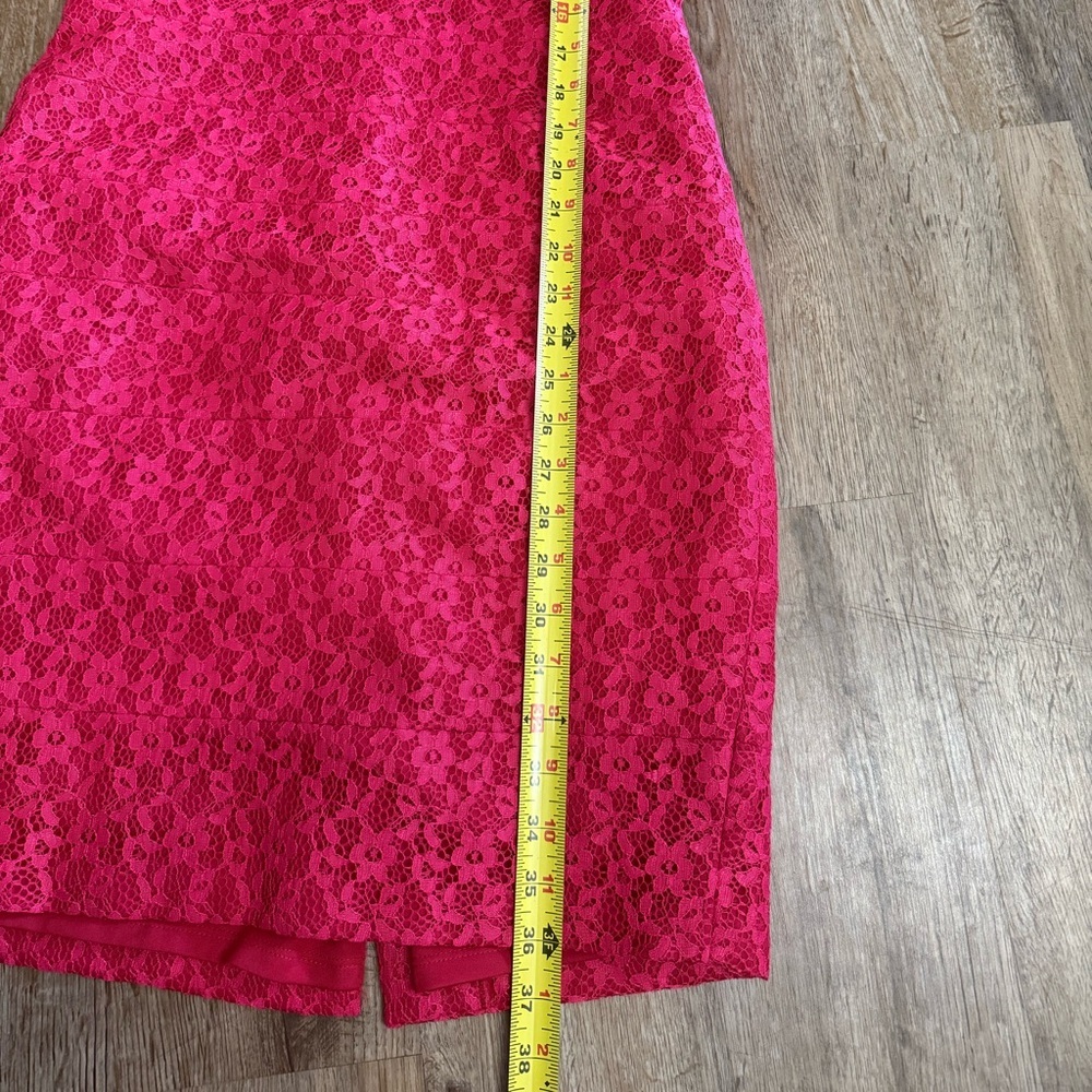 Sangria • Lace Cap Sleeve Dress - Picture 10 of 12
